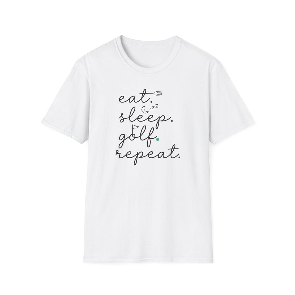 Eat Sleep Golf Repeat T-shirt
