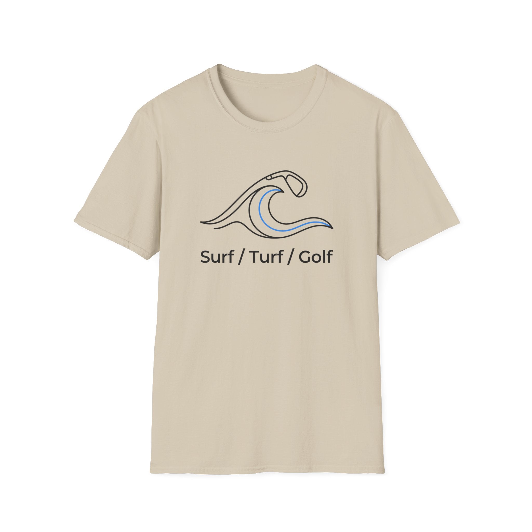 Surf Turf Golf T-shirt