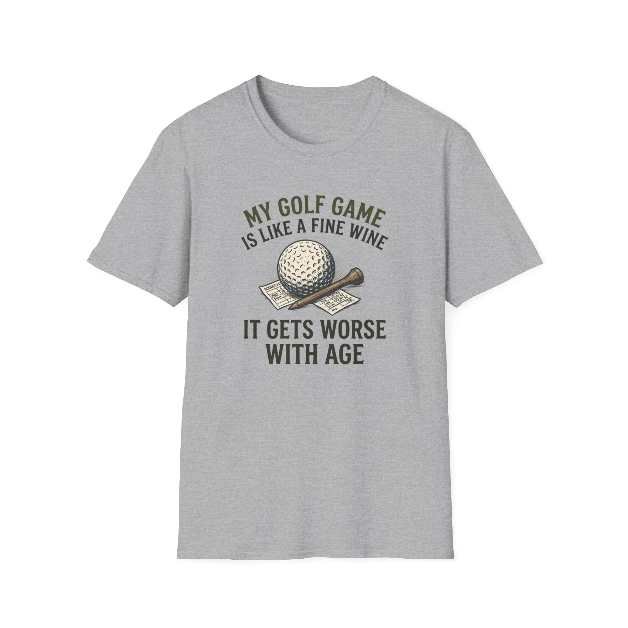 Golf Game is Like Fine Wine T-shirt