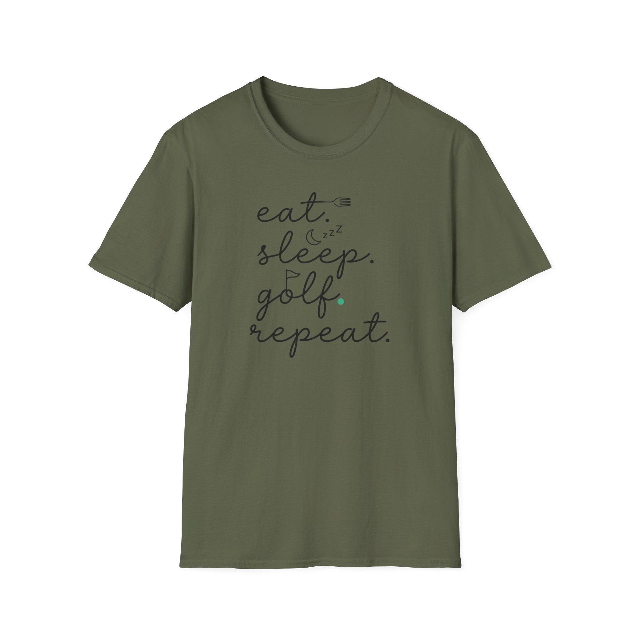 Eat Sleep Golf Repeat T-shirt