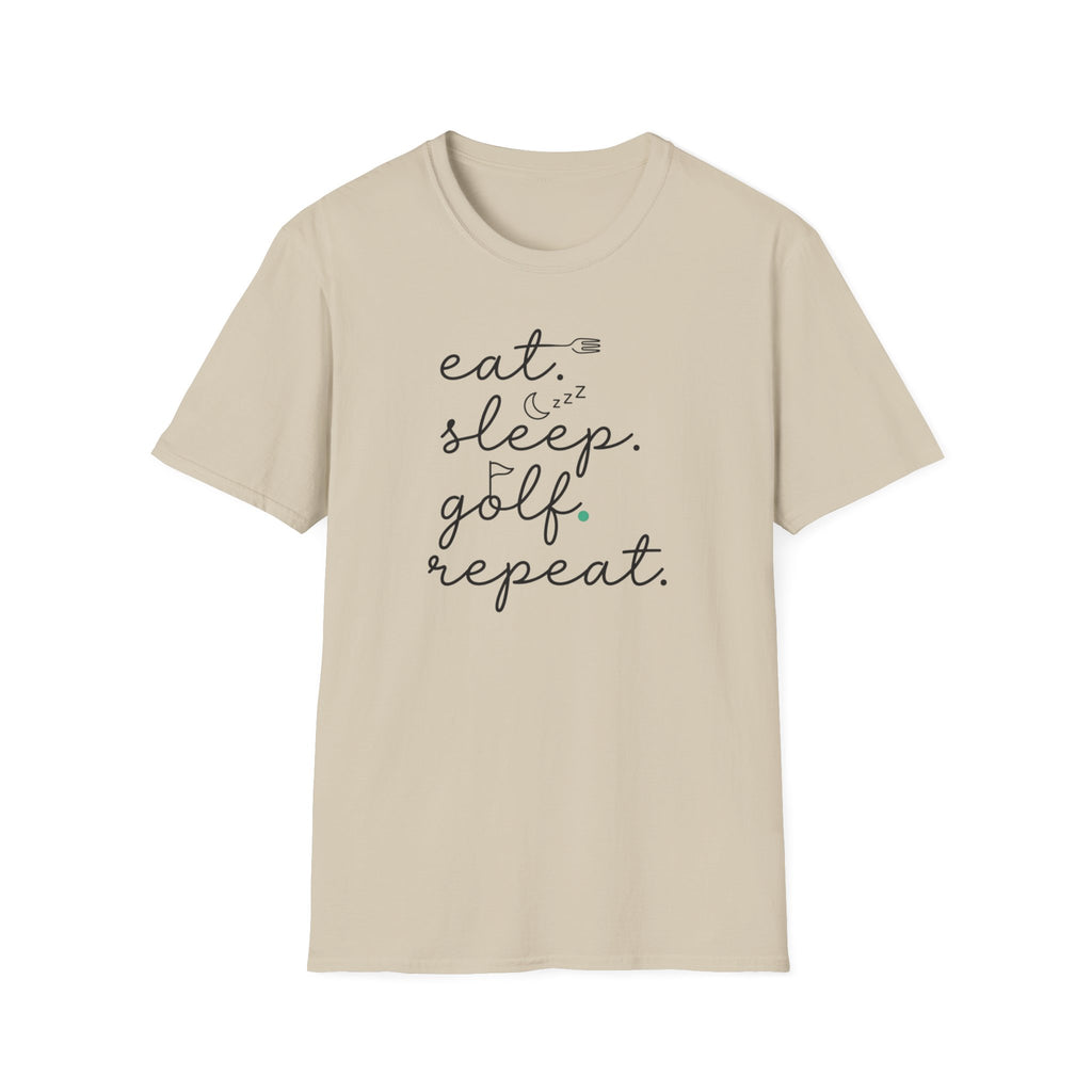 Eat Sleep Golf Repeat T-shirt