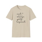 Eat Sleep Golf Repeat T-shirt