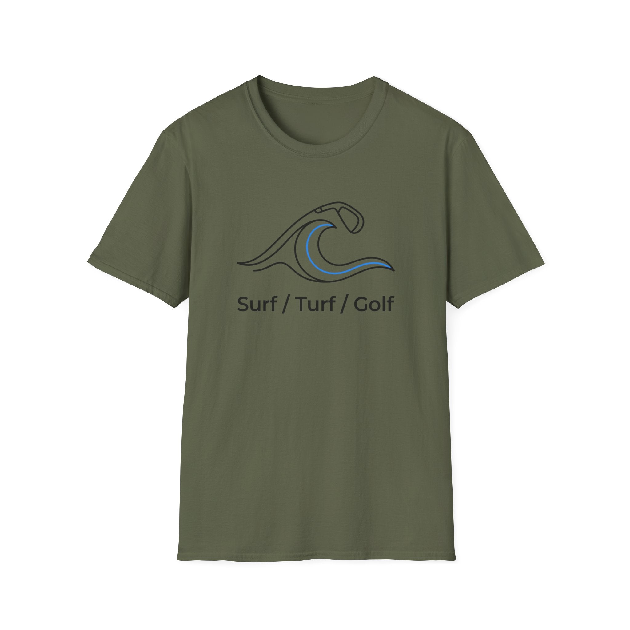 Surf Turf Golf T-shirt