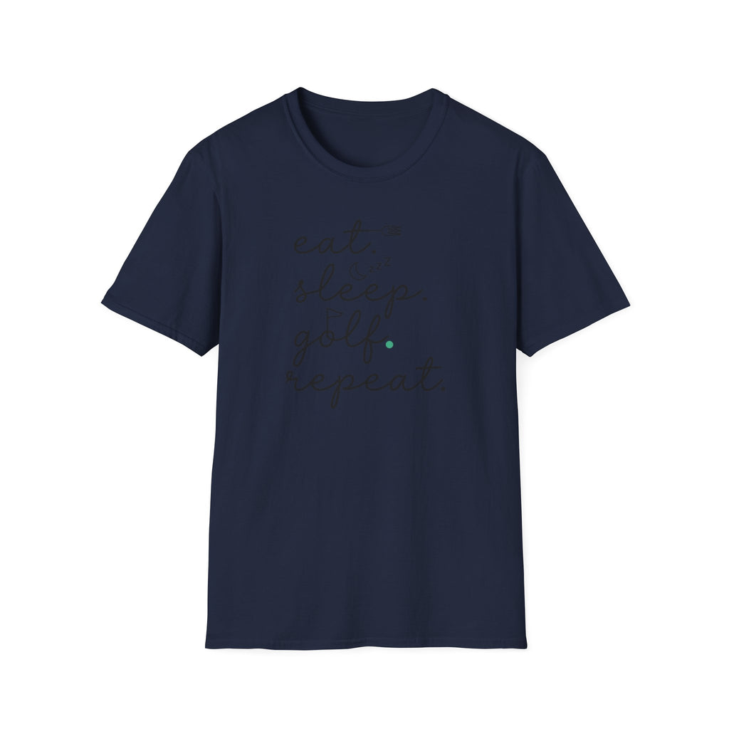Eat Sleep Golf Repeat T-shirt