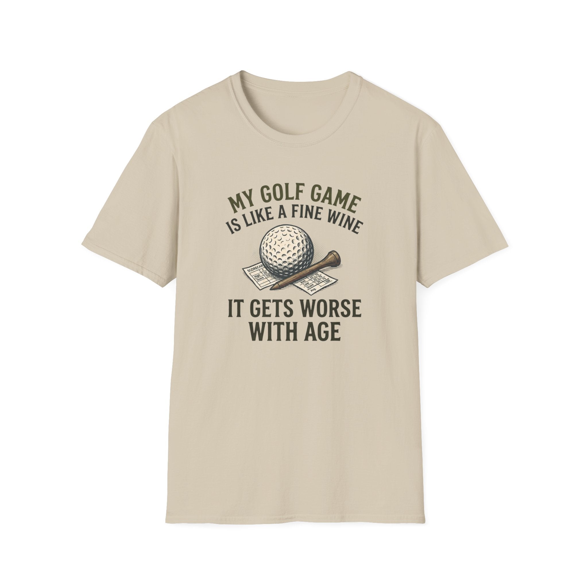 Golf Game is Like Fine Wine T-shirt