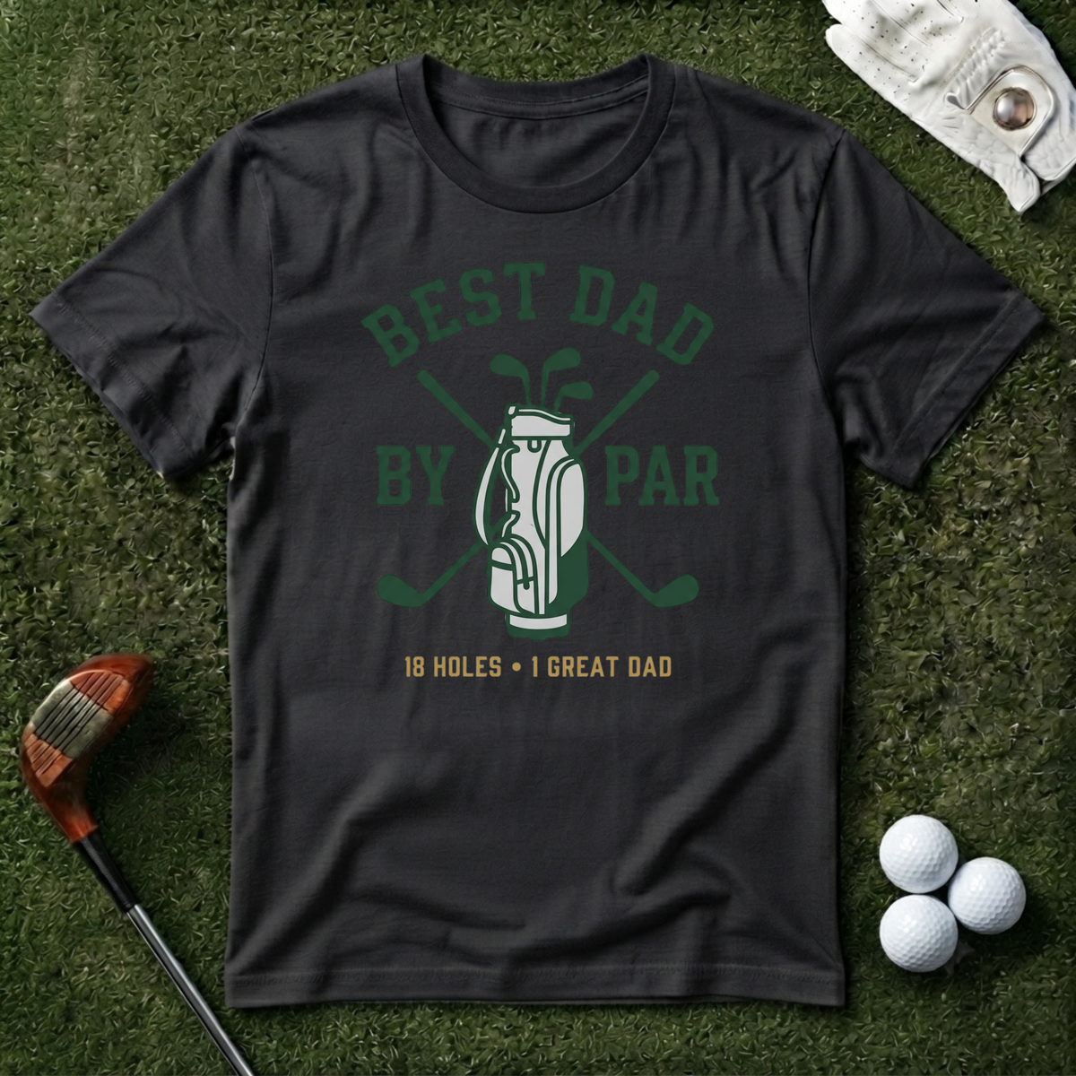 Best Dad By Par Golf T-Shirt