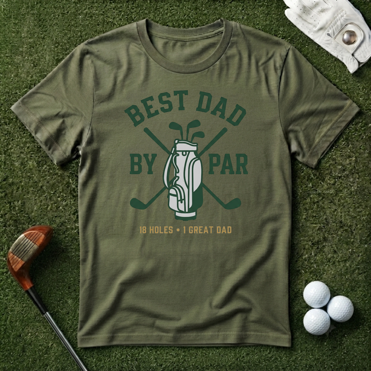 Best Dad By Par Golf T-Shirt