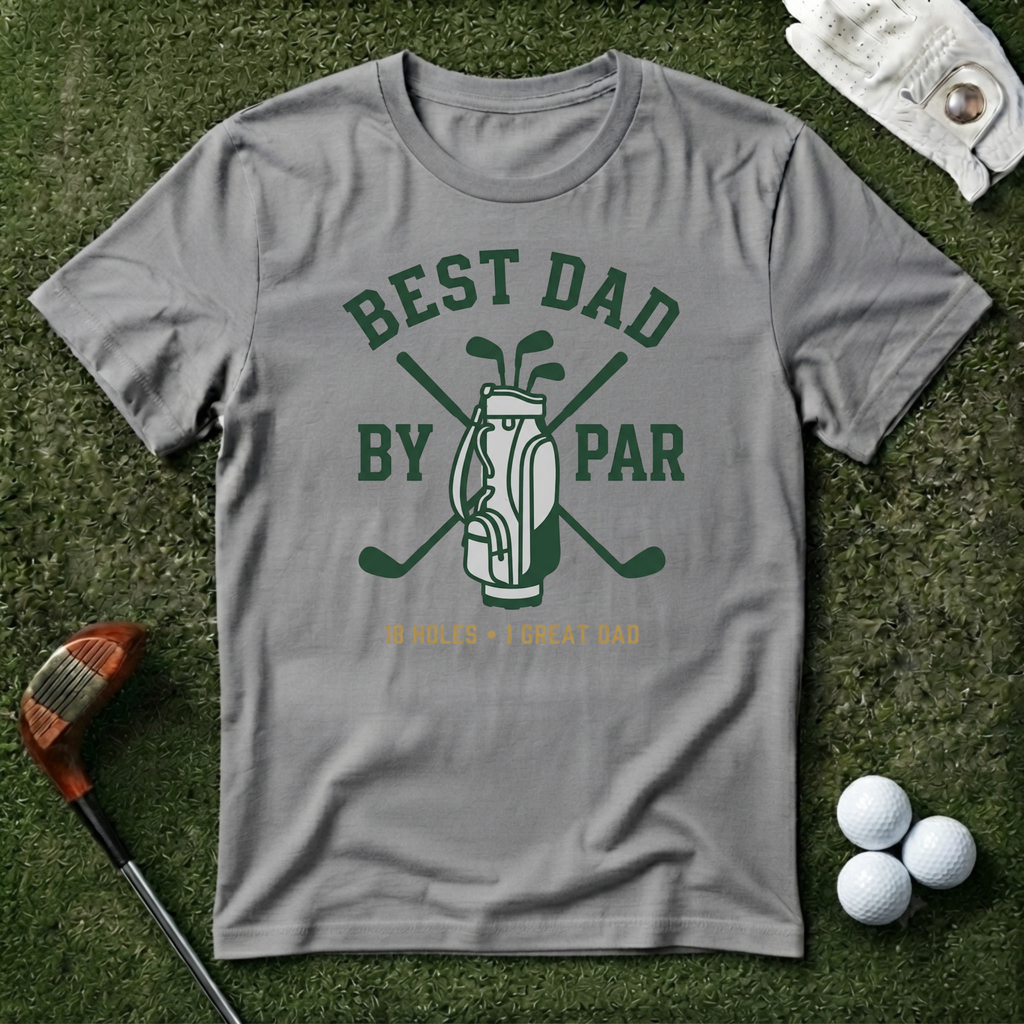 Best Dad By Par Golf T-Shirt