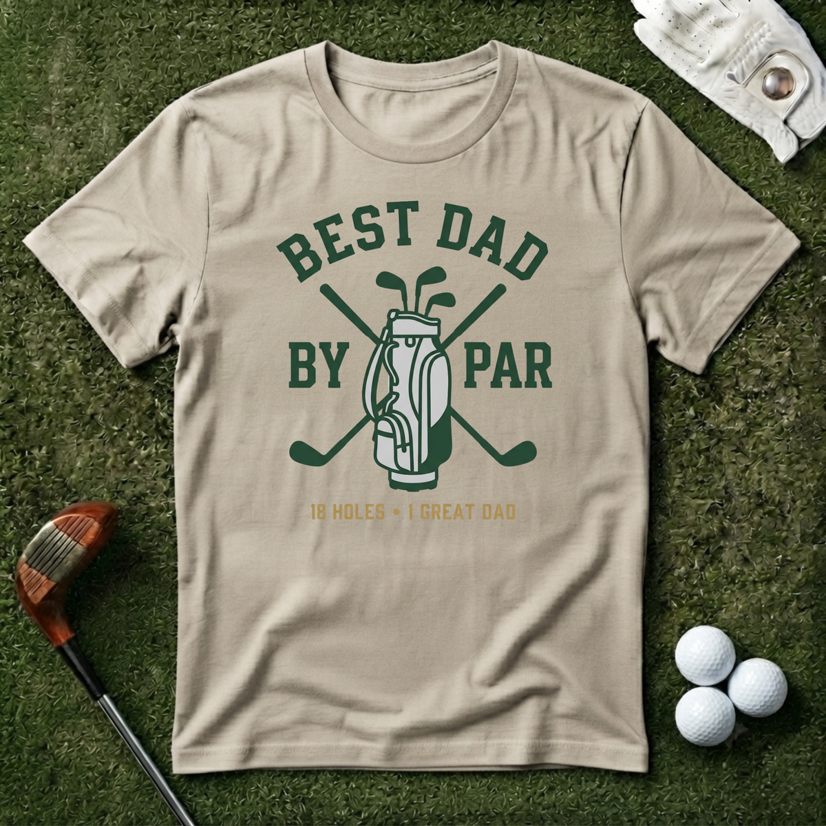 Best Dad By Par Golf T-Shirt