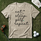 Eat Sleep Golf Repeat T-shirt