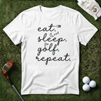 Eat Sleep Golf Repeat T-shirt