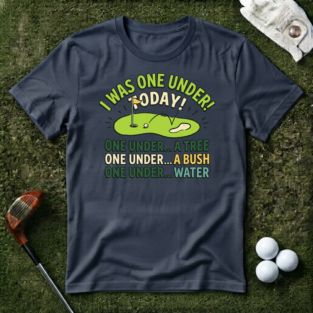 I Was One Under Today T-shirt
