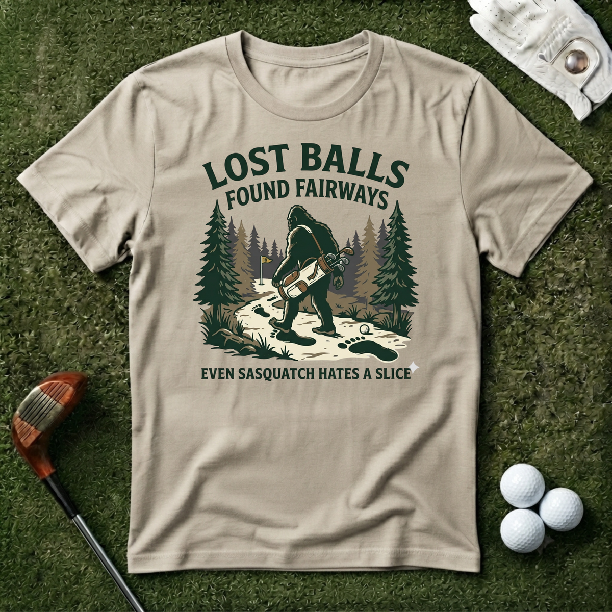 Lost balls Found Fairways T-shirt