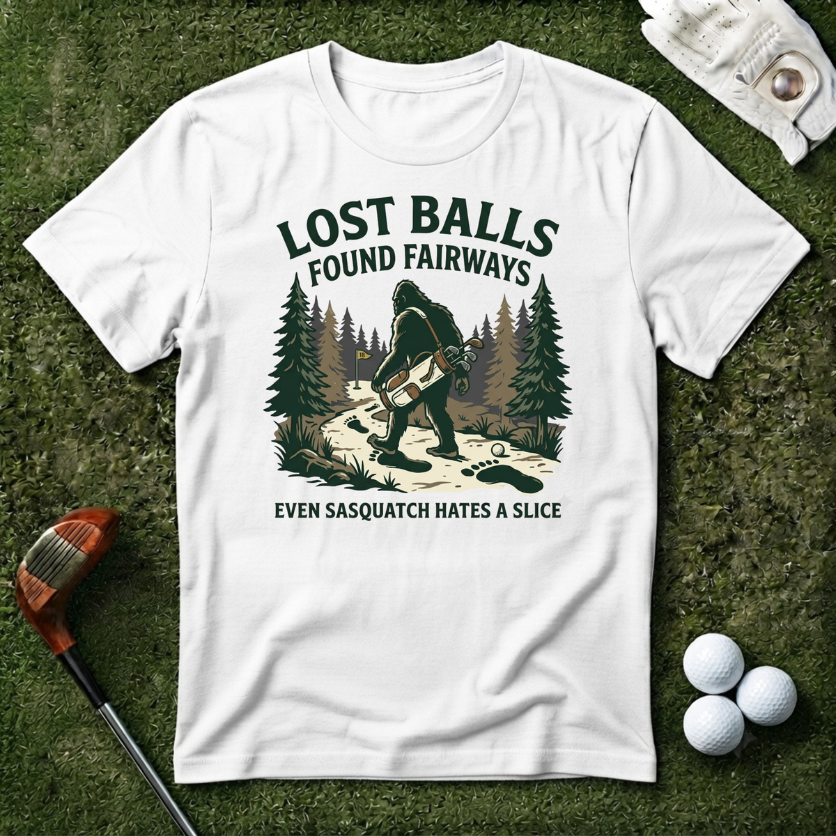 Lost balls Found Fairways T-shirt