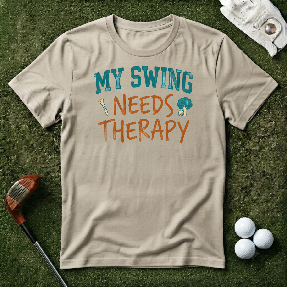Swing Needs Therapy Lettering T-shirt