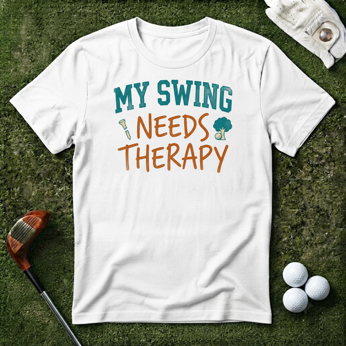 Swing Needs Therapy Lettering T-shirt