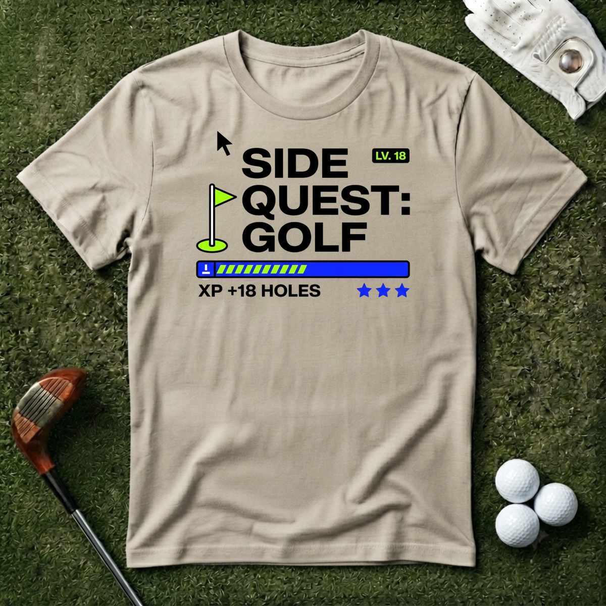 Side Quest Golf T-shirt