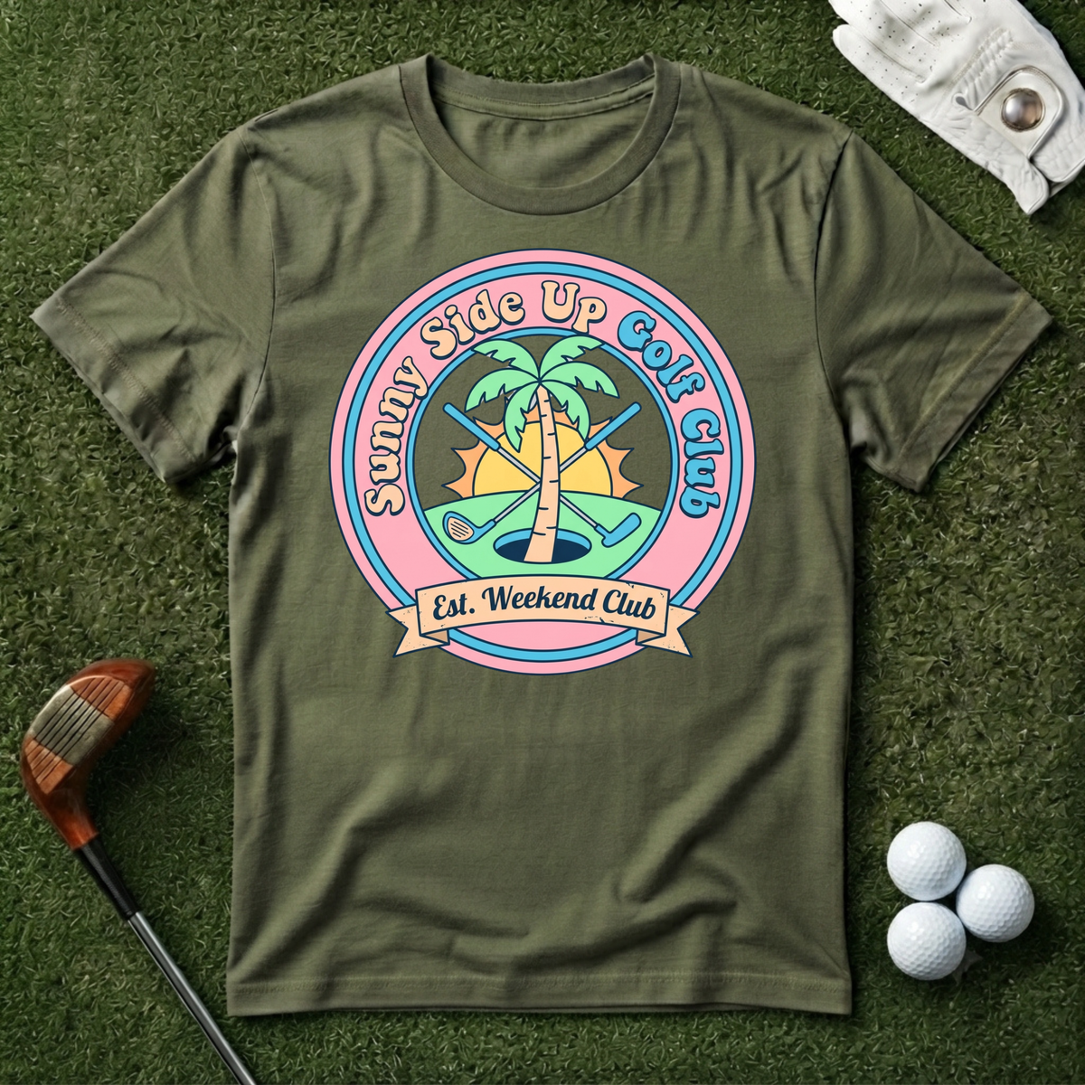 Sunny Side Up Golf Club T-shirt