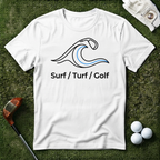 Surf Turf Golf T-shirt