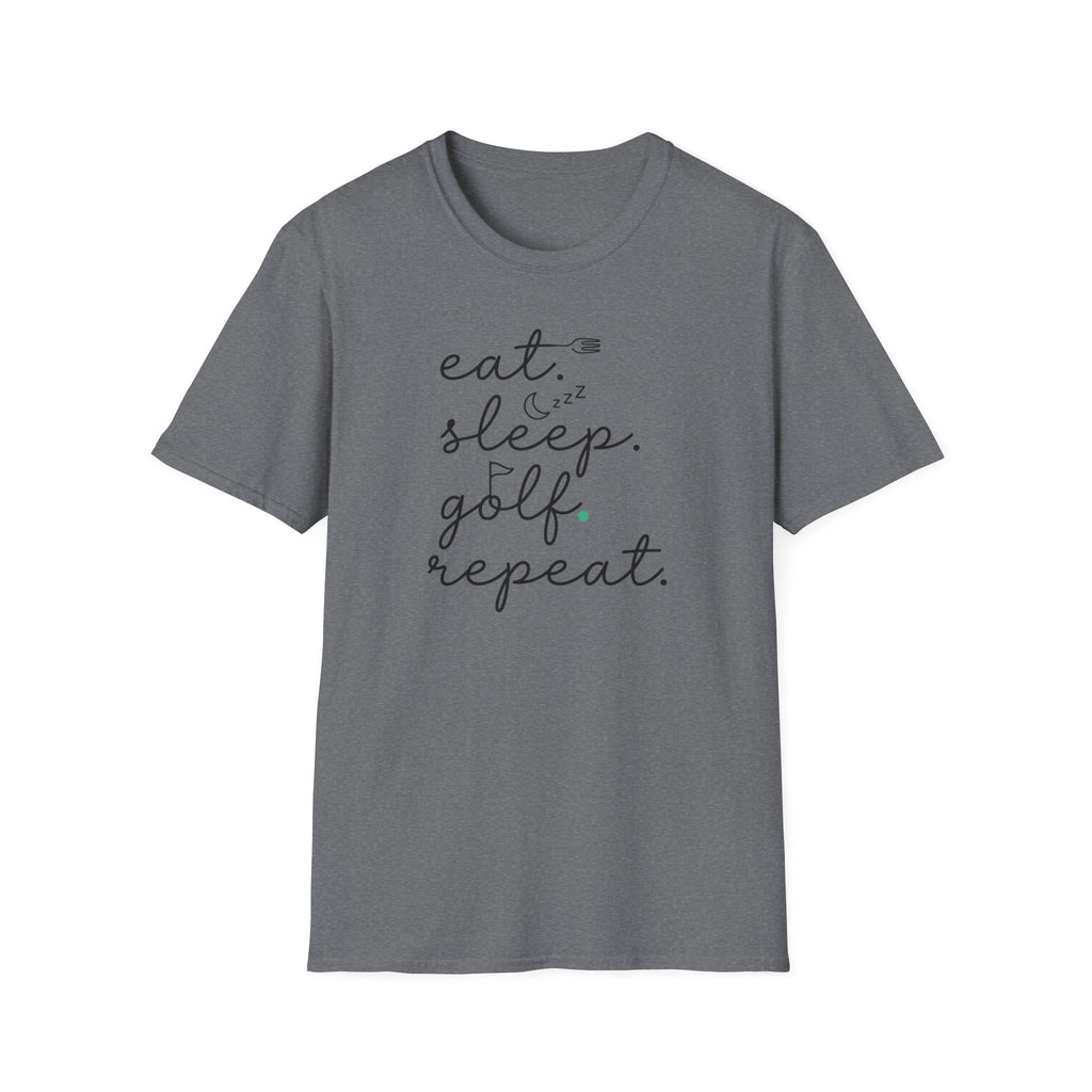 Eat Sleep Golf Repeat T-shirt