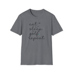 Eat Sleep Golf Repeat T-shirt