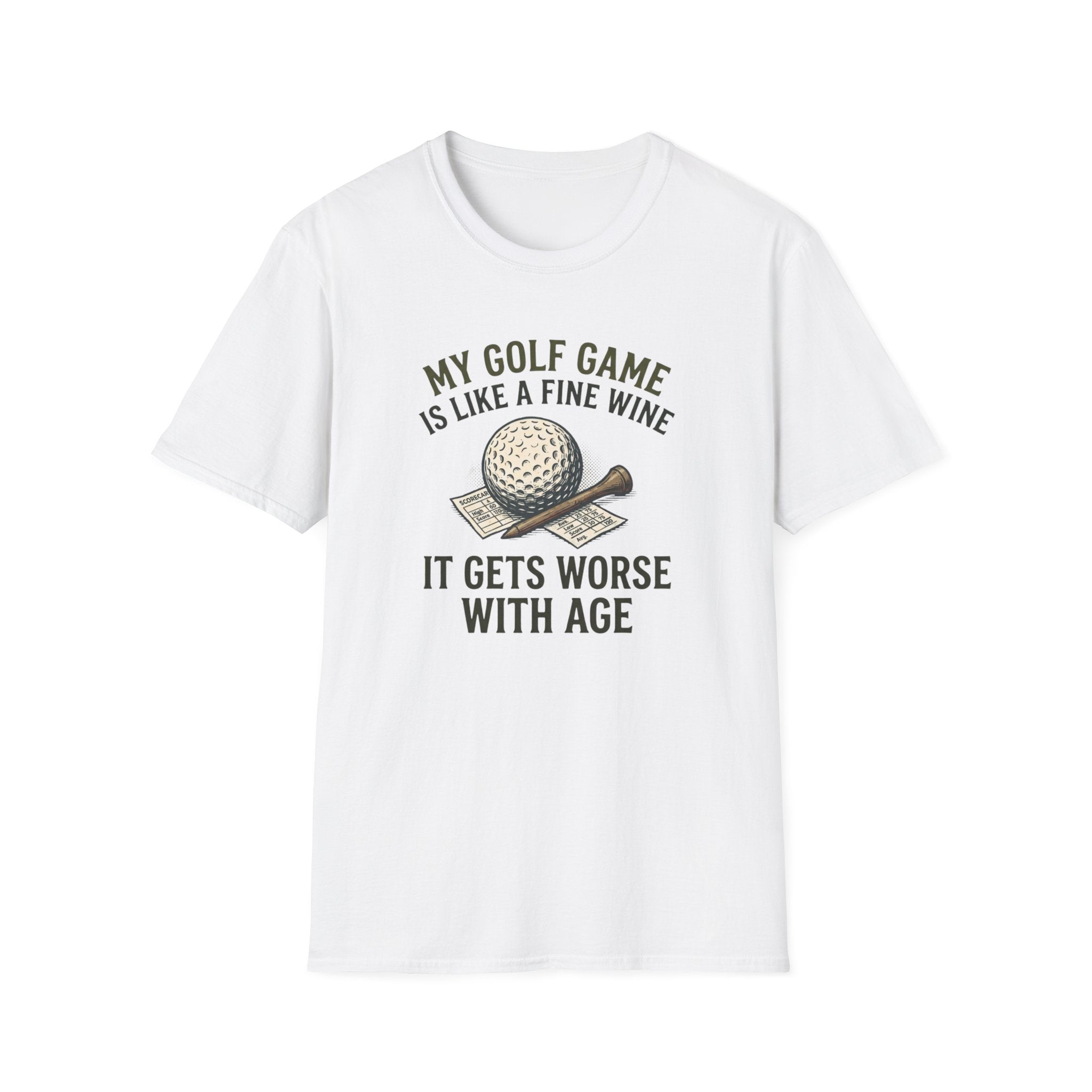 Golf Game is Like Fine Wine T-shirt