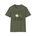 The Shorter the Putt the Longer the Prayer T-shirt