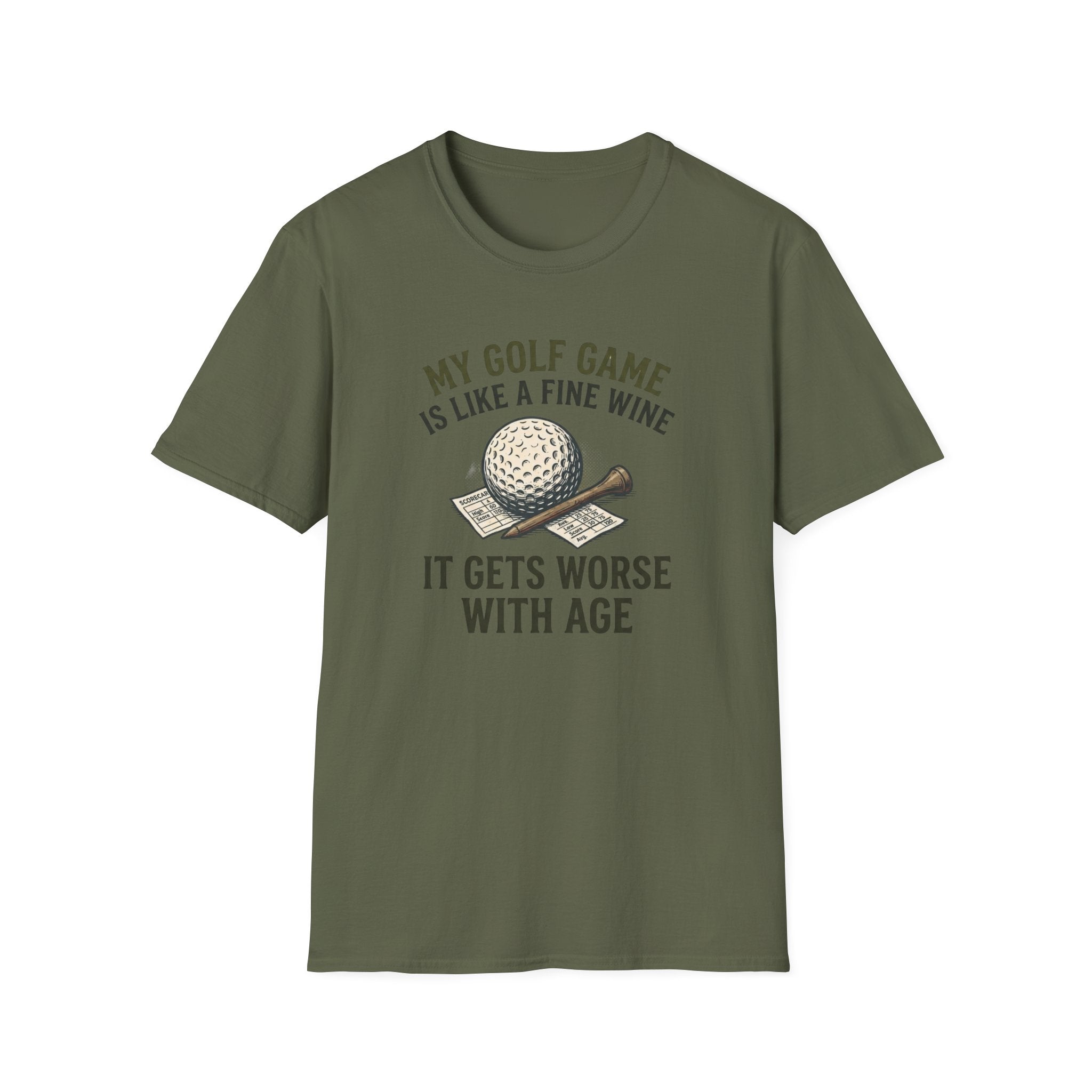 Golf Game is Like Fine Wine T-shirt