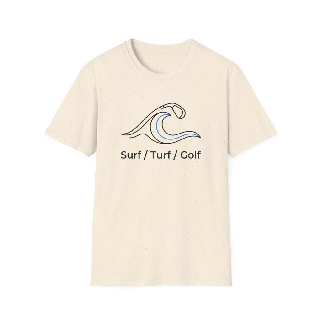 Surf Turf Golf T-shirt