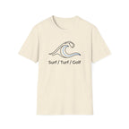 Surf Turf Golf T-shirt