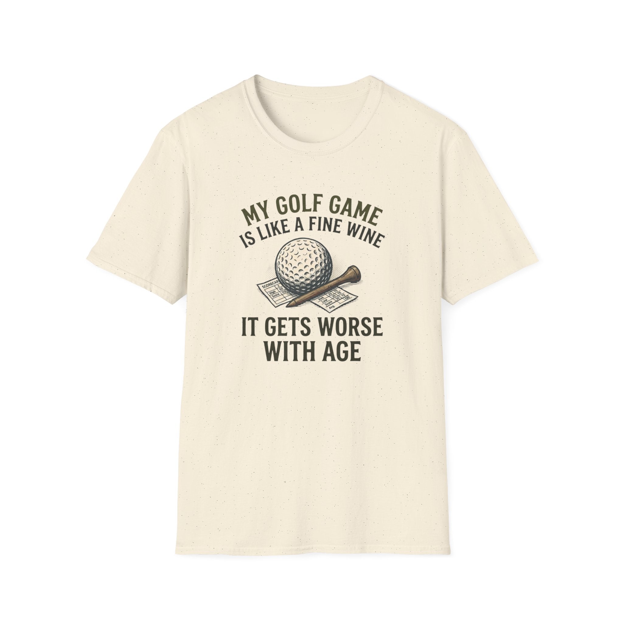 Golf Game is Like Fine Wine T-shirt